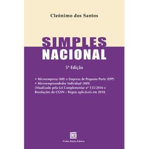 Livro - Simples Nacional - Santos - 5ª edição