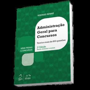 Livro - Série Provas & Concursos - Administração Geral para Concursos - Rennó - 3ª edição