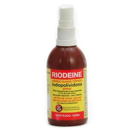 Riodeine Iodopolividona Rioquímica Spray 100ml