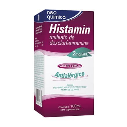 Histamin Xarope 2mg/5mL 100mL - Portal do Médico