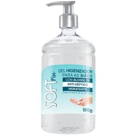 Gel Higienizador Para Mãos Soft Fix Hidratante Com Álcool 70 500ml - Portal do Médico
