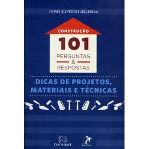 Livro - Construção 101 - Perguntas e Respostas - Medeiros - 1ª edição - Portal do Médico