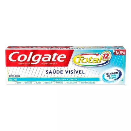 Creme Dental Colgate Total 12 Saúde Visível 70g - Portal do Médico