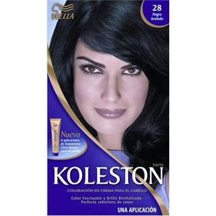 Tintura Permanente Koleston 28 Preto Azulado - Portal do Médico