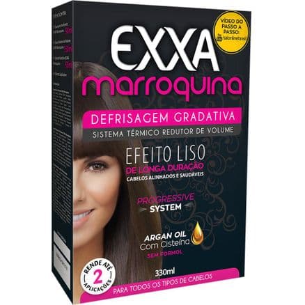 Salon Line Exxa Defrisagem Gradativa Marroquina 330ml - Portal do Médico
