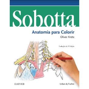 Livro - Sobotta Anatomia para Colorir - Kretz - 3ª edição