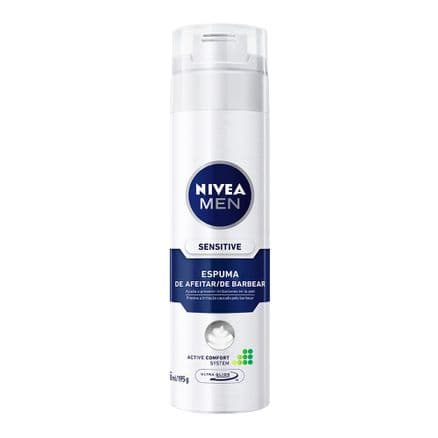 Espuma de Barbear Nivea For Men Sensitive Ultra Glide 200ml/193g