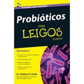 Livro - Probióticos para leigos - 1ª edição