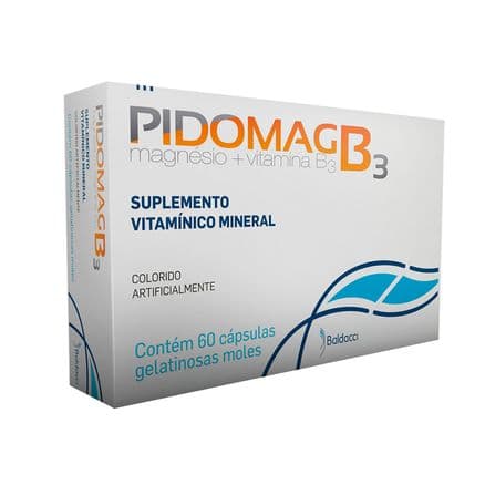 Pidomag B3 60 cápsulas gelatinosas moles - Portal do Médico