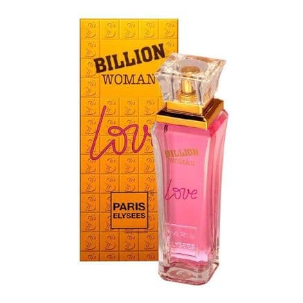 Perfume Paris Elysees Billion Woman Love Feminino Eau De Toilette 100ml - Portal do Médico