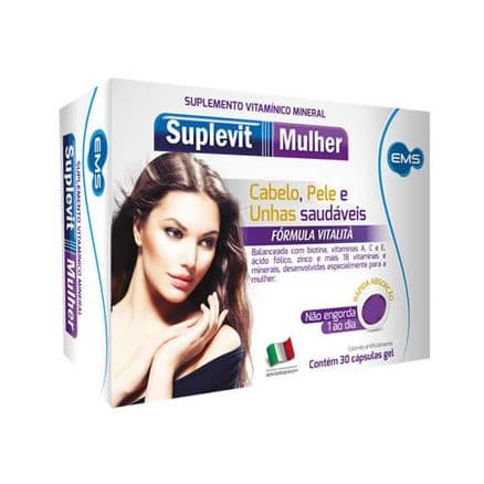 Suplevit Mulher 30 cápsulas gelatinosas - Portal do Médico