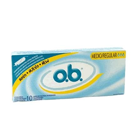 Absorvente Ob Interno Pro Comfort Médio 10un