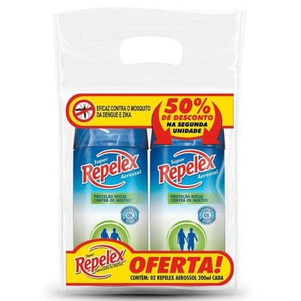 Kit Repelente Repelex Family Care Aerossol 200ml com 50% de Desconto na Segunda Unidade - Portal do Médico