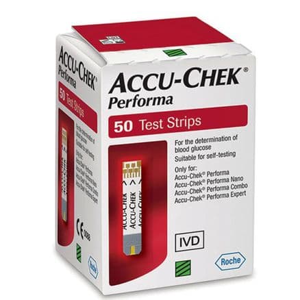 Tiras para Teste de Glicemia Accu-Chek Performa 50 Unidades - Portal do Médico