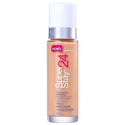 Base Líquida Maybelline Superstay 24H FPS 19 Cor Pure Beige Medium 30ml