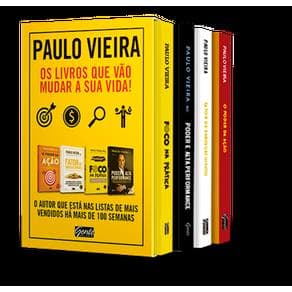 Livro - Box - Paulo Vieira - 4 Volumes  - Vieira - 1ª edição - Portal do Médico