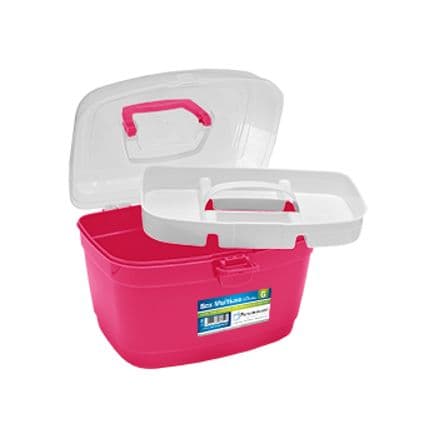 Frasqueira Organizadora Pequena Cor Roxo Ou Rosa Tamanho 25 X 15 X 12Cm - Portal do Médico