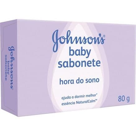 Sabonete em Barra Infantil Johnson Hora do Sono 80g