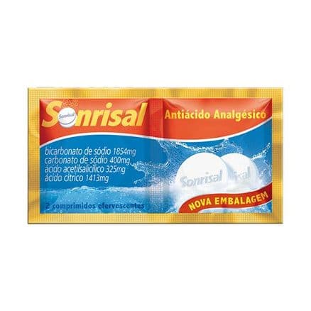 Sonrisal Tradicional 2 comprimidos Efervescentes - Portal do Médico