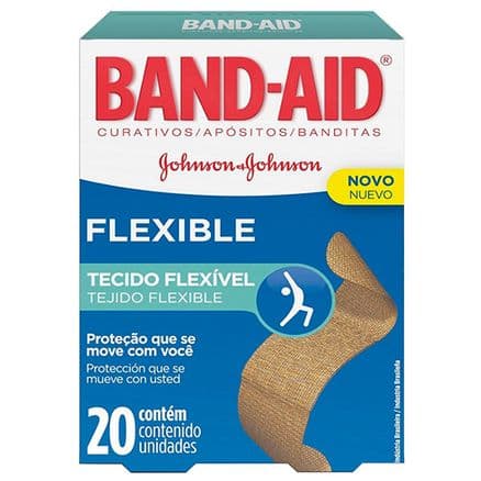 Curativo Band Aid Flexible 20un - Portal do Médico