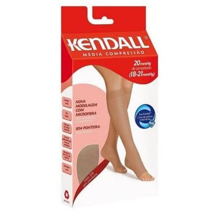 Meia Masculina 3/4 Média Compressão Marrom M - Portal do Médico