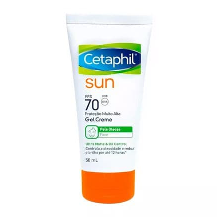 Protetor Solar Cetaphil Sun Ultra Matte e Oil Control FPS 70 Gel Creme 50ml - Portal do Médico