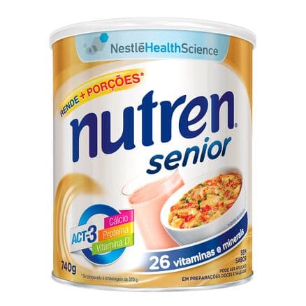 Nutren Senior Sem Sabor 740g - Portal do Médico