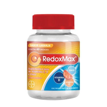 Redoxmax Sabor Laranja 40 gomas mastigáveis
