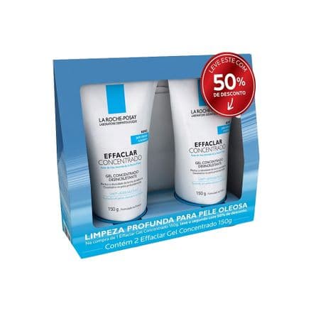 Kit Effaclar Gel Concentrado de Limpeza Profunda Antioleosidade 150g Ganhe 50% de desconto no 2º - Portal do Médico