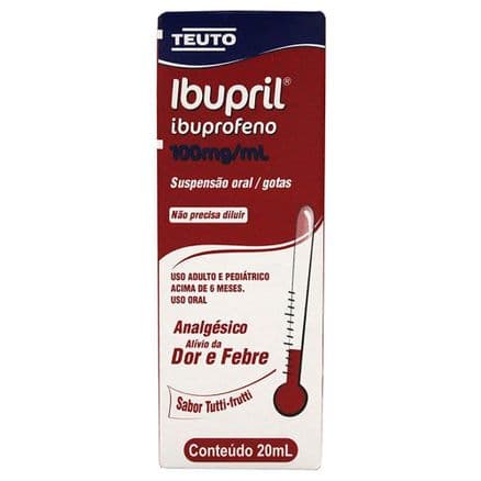 Ibupril 100mg gotas 20ml - Portal do Médico