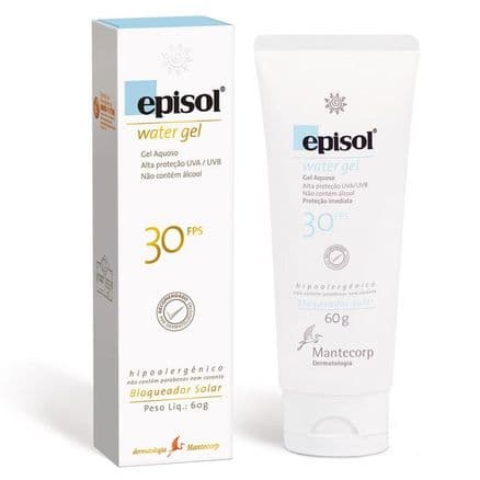 Bloqueador Solar Episol Water Gel FPS 30 60g