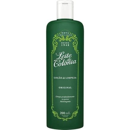 Leite Corporal Limpeza Leite de Colônia Tradicional Verde 200ml - Portal do Médico