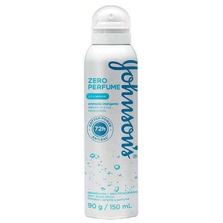 Desodorante Aerosol Johnson Zero Perfume 150ml - Portal do Médico