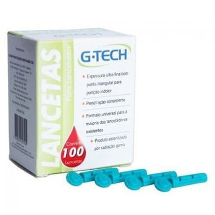 Lancetas para Lancetador G-Tech 28G 100 Lancetas - Portal do Médico