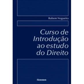 Livro - Curso de Introdução ao Estudo do Direito - Nogueira - 1ª edição - Portal do Médico