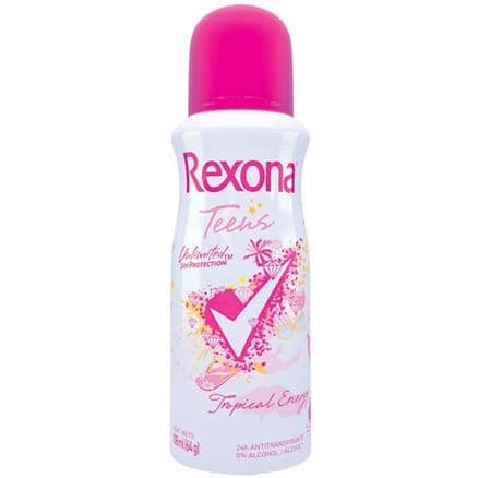 Desodorante Aerosol Rexona Feminino Teens Tropical Energy 64g
