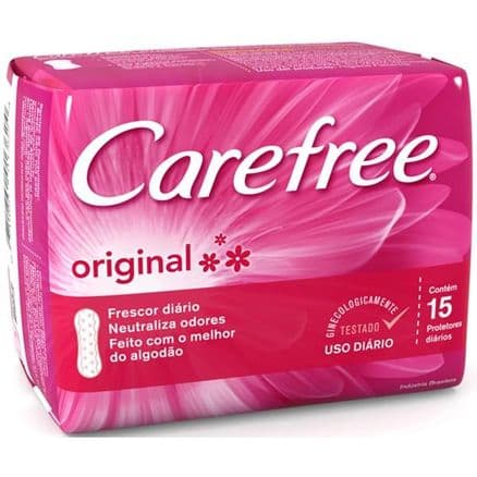 Protetor Diário Sem Abas Carefree c/ 15 Original com Perfume - Portal do Médico