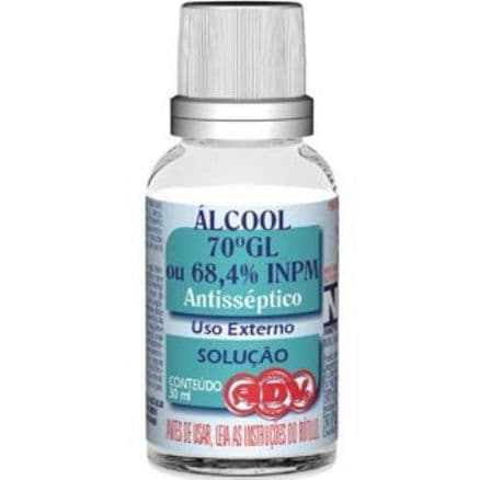 Álcool 70% ADV 30ml - Portal do Médico