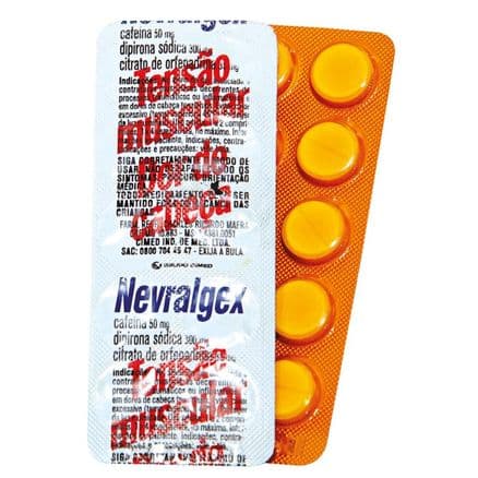 Nevralgex 300 + 50 + 35mg 10 comprimidos - Portal do Médico