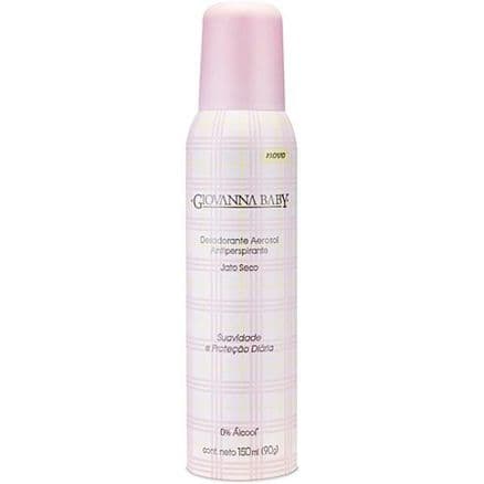 Desodorante Aerosol Giovanna Baby Feminino Rosa 150ml