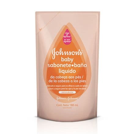 Sabonete Líquido Baby Johnson&amp;Johnson Cabeça aos pés Refil 180ml - Portal do Médico
