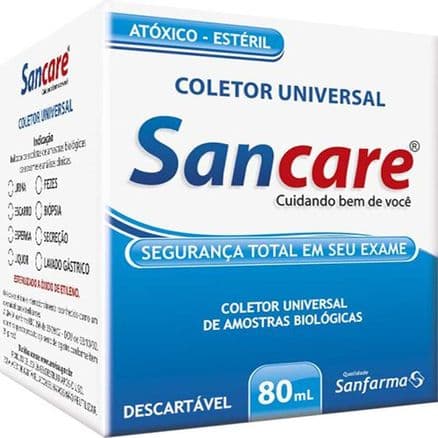 Coletor Universal 80ml Sanfarma