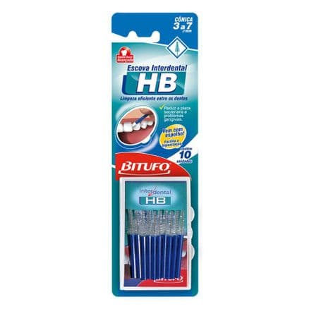 Escova Interdental HB 10 unidades - Portal do Médico