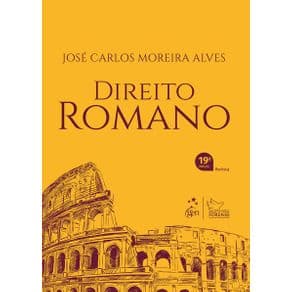 Livro - Direito Romano - Alves - 19ª edição - Portal do Médico