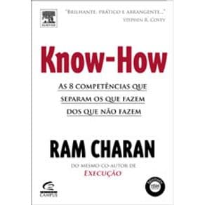 Livro - Know-How - Charan - 1ª edição - Portal do Médico