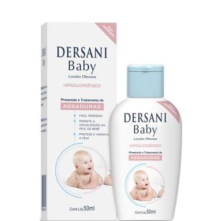 Loção Oleosa Dersani Baby Hipoalergênico 50ml - Portal do Médico