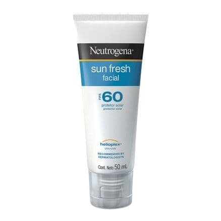 Protetor Solar Facial Neutrogena Sun Fresh FPS 60 Loção 50ml - Portal do Médico