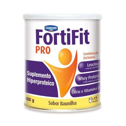 Fortifit Pro Sabor Baunilha com 600g - Portal do Médico