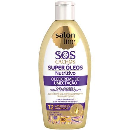 Óleocreme Umectação Salon Line S.O.S Super Óleos Nutritivos 100ml