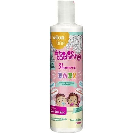 Shampoo Baby Salon Line To de Cachinho Minha Primeira Limpeza 300ml
